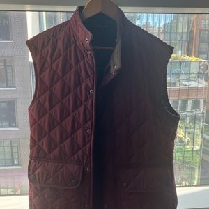 Maroon Barbour Lowerdale Vest